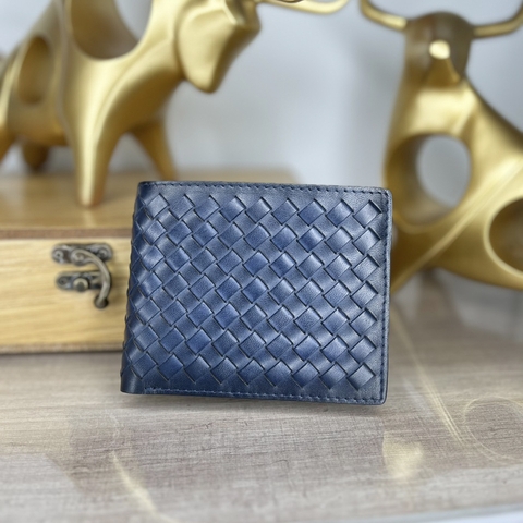 Bóp nam ngang đan caro