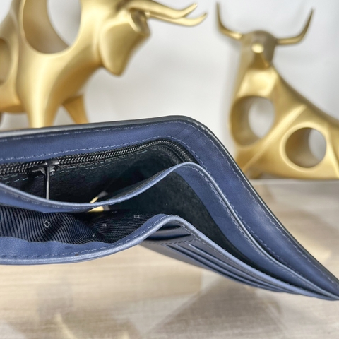 Bóp nam ngang đan caro