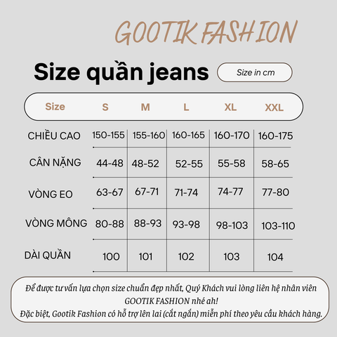 Quần Jeans Suông Ống Loe Hack Dáng, Sang Trọng Quý Phái - Gootik Fashion