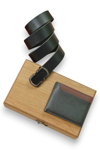 Thắt Lưng Nam da trâu 1 lớp bảng 3.5cm-Khoá bấm-Thương Hiệu Gootik Fashion