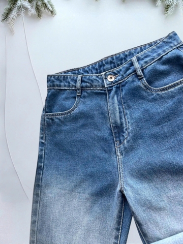 Quần Jeans nữ lưng cao loang màu cực chất - GOOTIKFASHION