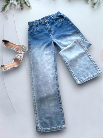 Quần Jeans nữ lưng cao loang màu cực chất - GOOTIKFASHION