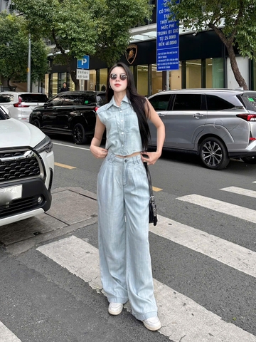 Áo Jeans Lụa Cao Cấp Gootik Fashion