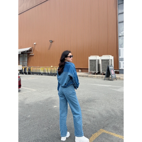 Quần Jeans Họa Tiết Caro Cao Cấp GootikFashion-M2