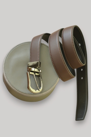 Thắt Lưng Nam Xoay 360 độ, Da Microfiber Nhập Khẩu Cao Cấp, Thương Hiệu Gootik Fashion