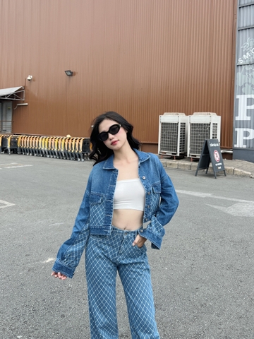 Áo Khoác Jeans Nữ Croptop Cao Cấp- GOOTIKFASHION