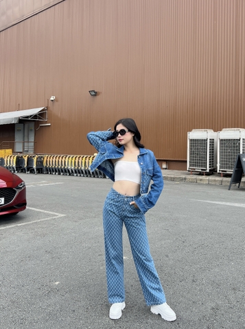 Áo Khoác Jeans Nữ Croptop Cao Cấp- GOOTIKFASHION