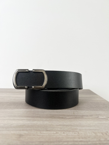 Thắt Lưng Nam da trâu 1 lớp bảng 3.5cm-Khoá bấm-Thương Hiệu Gootik Fashion