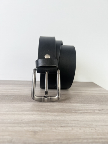 Thắt Lưng Nam da trâu 1 lớp bảng 3.8cm-Khoá Kim-Thương Hiệu Gootik Fashion