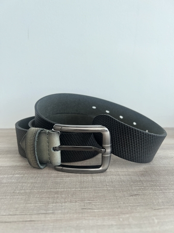 Thắt Lưng Nam da trâu 1 lớp vân chân kim da mộc bảng 3.8cm-Khoá Kim-Thương Hiệu Gootik Fashion