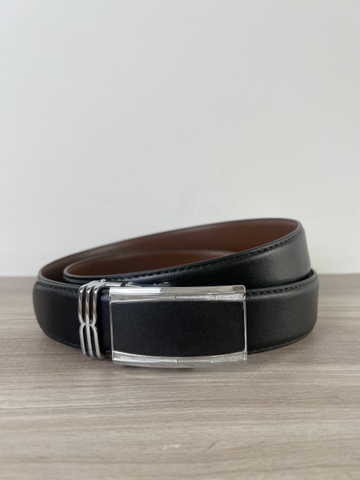 Thắt Lưng Nam da bò 2 lớp bản 3.5cm-Khoá đầu tỳ Free Size-Thương Hiệu Gootik Fashion