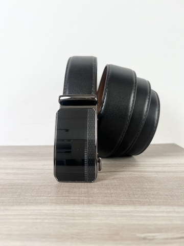 Dây nịt da bò 2 lớp bản 3.5cm-Khoá tự động- Thương Hiệu Gootik Fashion