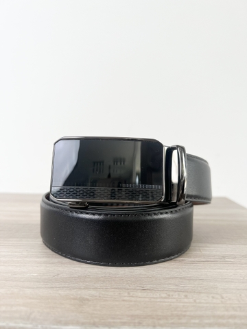 Dây nịt da bò 2 lớp bản 3.5cm-Khoá tự động- Thương Hiệu Gootik Fashion