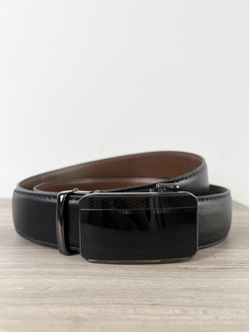 Dây nịt da bò 2 lớp bản 3.5cm-Khoá tự động- Thương Hiệu Gootik Fashion