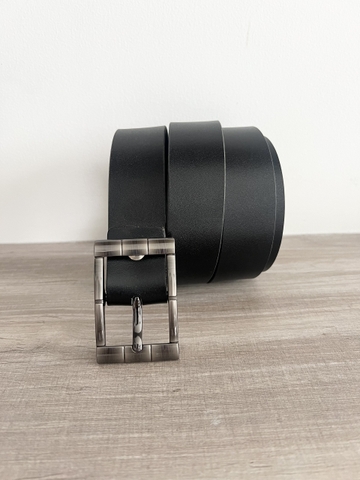 Thắt Lưng Nam da trâu 1 lớp bảng 3.5cm-Khoá Kim-Thương Hiệu Gootik Fashion