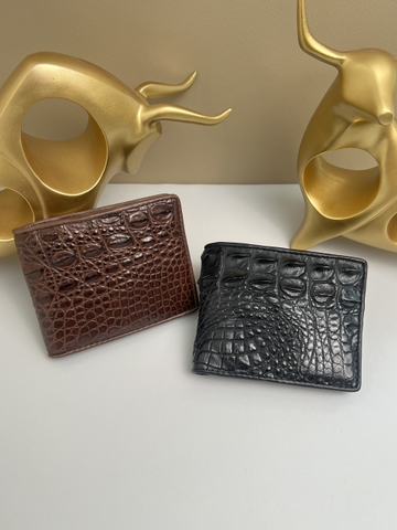 Bóp da cá sấu thật