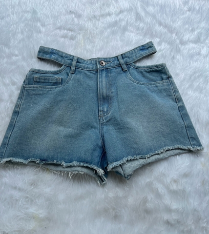 Quần Short Jeans Khoét