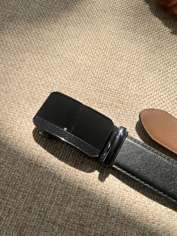 Dây nịt da bò 2 lớp bản 3.5cm-Khoá tự động- Thương Hiệu Gootik Fashion