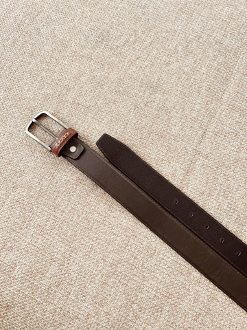 Thắt Lưng Nam da bò 2 lớp bản 3.5cm-Khoá Kim-Thương Hiệu Gootik Fashion