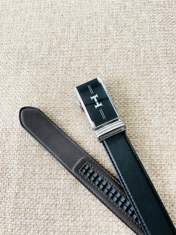 Thắt Lưng Nam da bò 2 lớp bản 3.0cm-Khoá Tự Động-Thương Hiệu Gootik Fashion