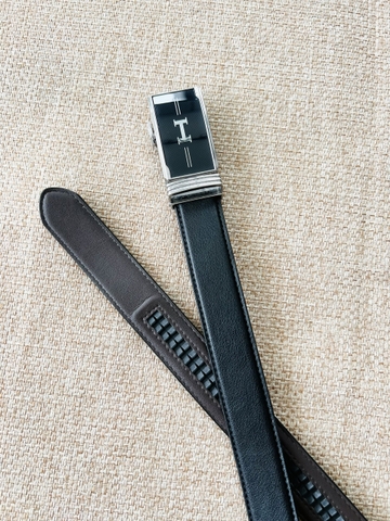 Thắt Lưng Nam da bò 2 lớp bản 3.0cm-Khoá Tự Động-Thương Hiệu Gootik Fashion