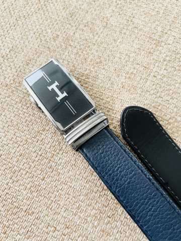 Thắt Lưng Nam da bò 2 lớp bản 3.0cm-Khoá Tự Động-Thương Hiệu Gootik Fashion