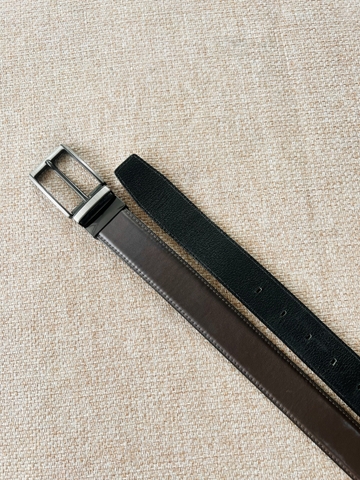 Thắt Lưng Nam da bò 2 lớp bản 3.5cm-Khoá kim kẹp-Thương Hiệu Gootik Fashion