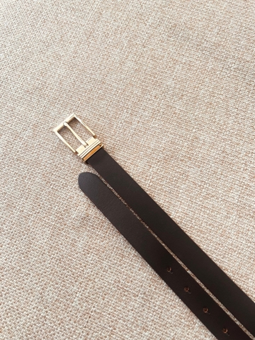 Thắt Lưng Nữ da trâu 1 lớp bảng 2.5cm-Khoá kim kẹp-Thương Hiệu Gootik Fashion