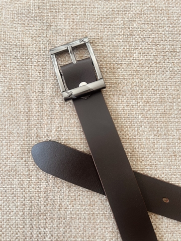 Thắt Lưng Nam da trâu 1 lớp bảng 3.8cm-Khoá Kim-Thương Hiệu Gootik Fashion