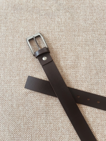 Thắt Lưng Nam da trâu 1 lớp bảng 3.5cm-Khoá Kim-Thương Hiệu Gootik Fashion
