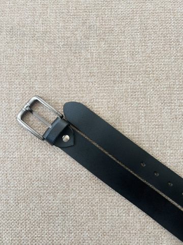 Thắt Lưng Nam da trâu 1 lớp bảng 3.8cm-Khoá Kim-Thương Hiệu Gootik Fashion