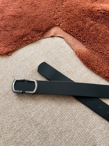 Thắt Lưng Nam da trâu 1 lớp bảng 3.5cm-Khoá bấm-Thương Hiệu Gootik Fashion