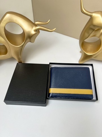 Bóp xanh phối vàng