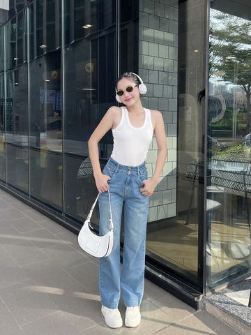Quần Jeans Nắp Túi