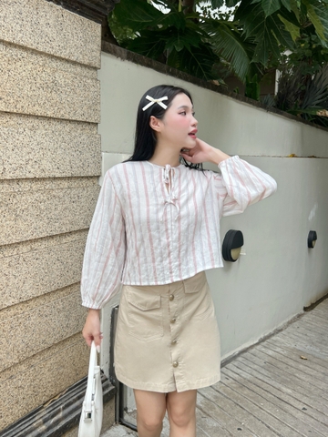 Áo Sơ Mi Nữ Thắt Nơ