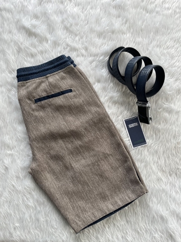 Quần Short Nam Màu Xám phối Vải Jeans Size 31