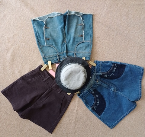 Quần Short Nữ Kaki Màu Nâu Size S- M