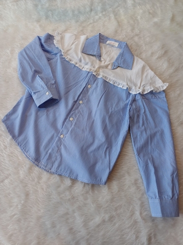 Áo Sơ Mi Nữ Tay Cách Điệu FS