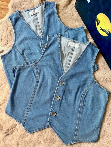 Áo Gile Jeans Cao Cấp Sành Điệu
