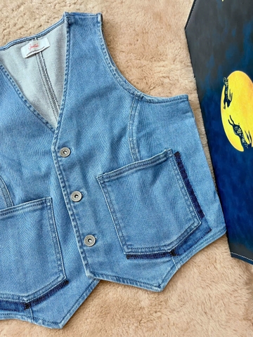 Áo Gile Jeans Cao Cấp Sành Điệu