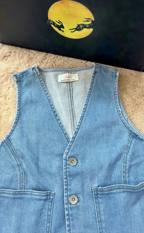 Áo Gile Jeans Cao Cấp Sành Điệu