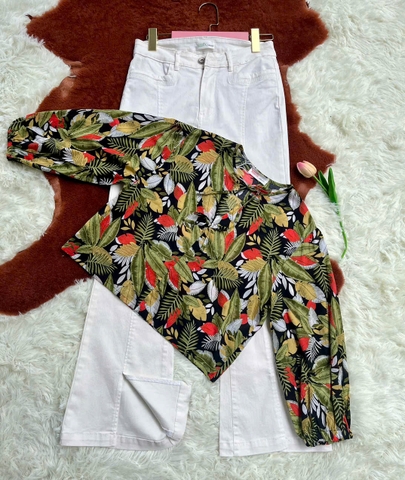 Quần Ống Loe Xẻ Lai Thanh Lịch Hack Dáng Cực Đỉnh