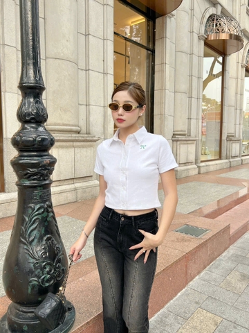 Quần Ống Loe Xẻ Lai Thanh Lịch Hack Dáng Cực Đỉnh