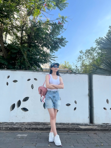 Quần Short Jeans Thiết Kế Thương hiệu GOOTIK FASHION - Cách điệu túi trước & sau