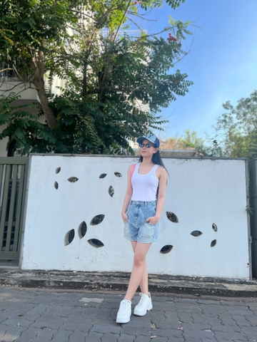 Quần Short Jeans Thiết Kế Thương hiệu GOOTIK FASHION - Cách điệu túi trước & sau