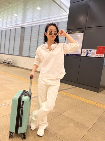 Quần Jeans Suông Ống Rộng Phối Chỉ 3 Màu