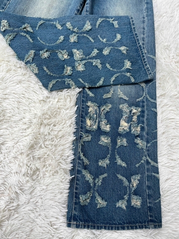 Quần Jeans Xước ống rộng 24cm Cao Cấp GOOTIK Fashion