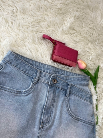 Quần Short Jeans Đắp Chéo Gootik Fashion - Chất Jeans Cotton co giãn thoải mái