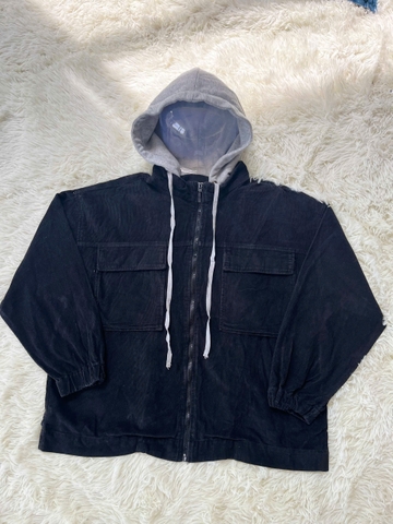 Áo Khoác Unisex chất liệu nhung tăm - AKM-015