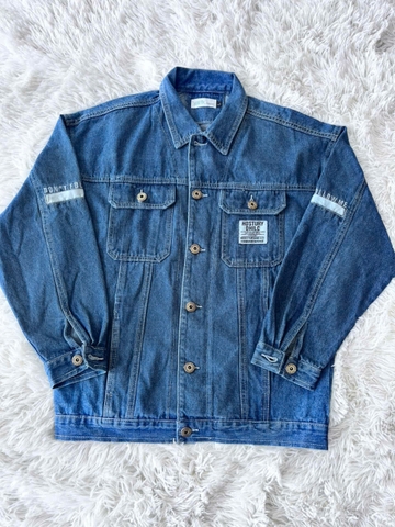 Áo Khoác Jeans Nam Dày Dặn, Nam Tính - AKM-014